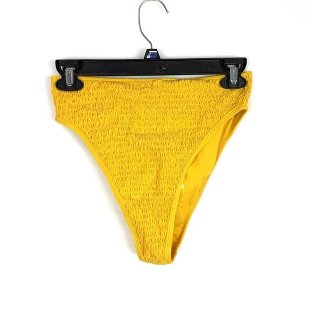 L Space Women’s Yellow Bitsy Bikini Bottom Size L